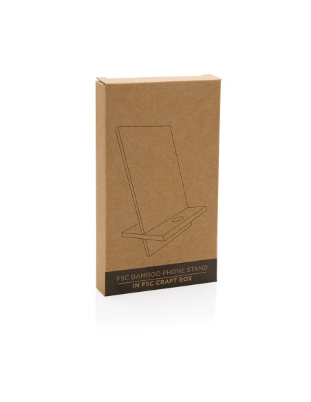 Supporto per smartphone in bambù Supporto per smartphone in bambù